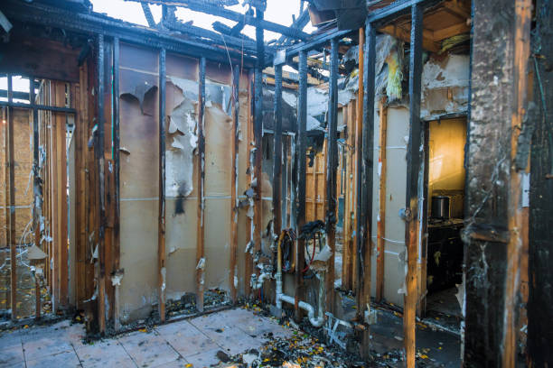 Professional Fire Damage Removal technician working in Ridgeland, MS
